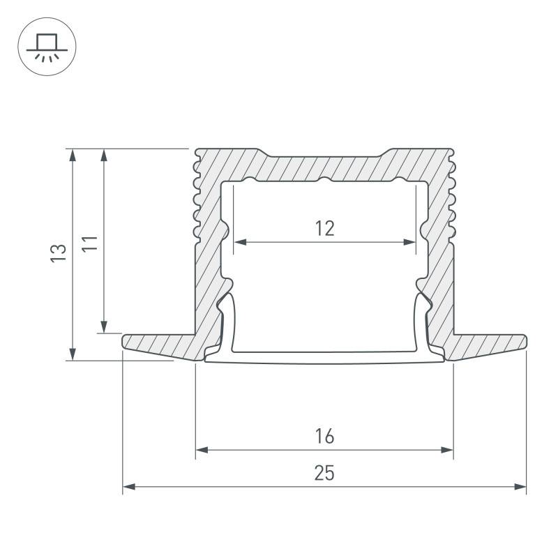 Профиль Arlight 036040