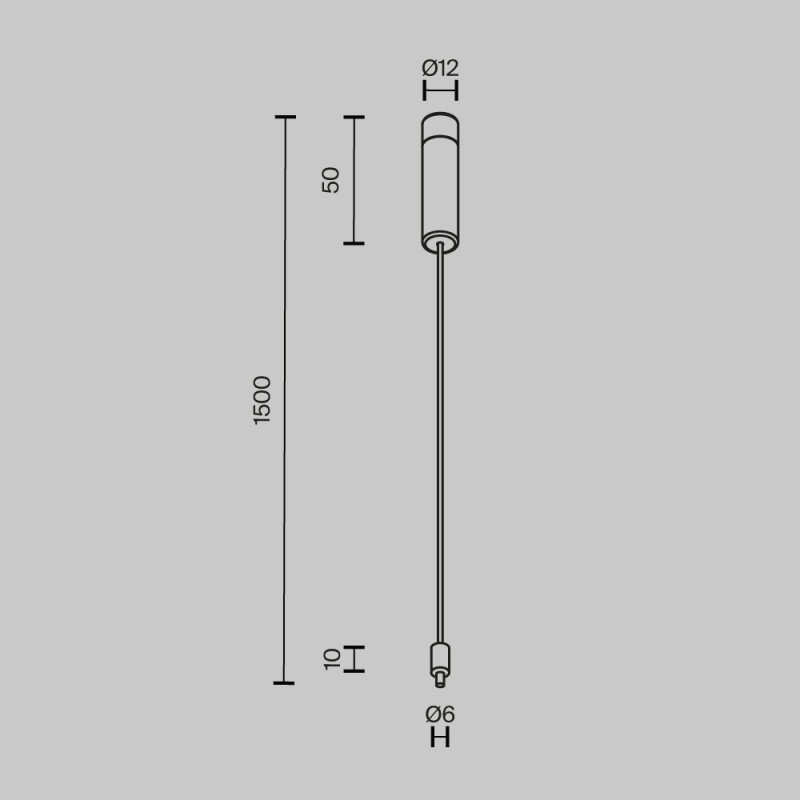 Подвесной комплект Maytoni Technical CA009PM-B