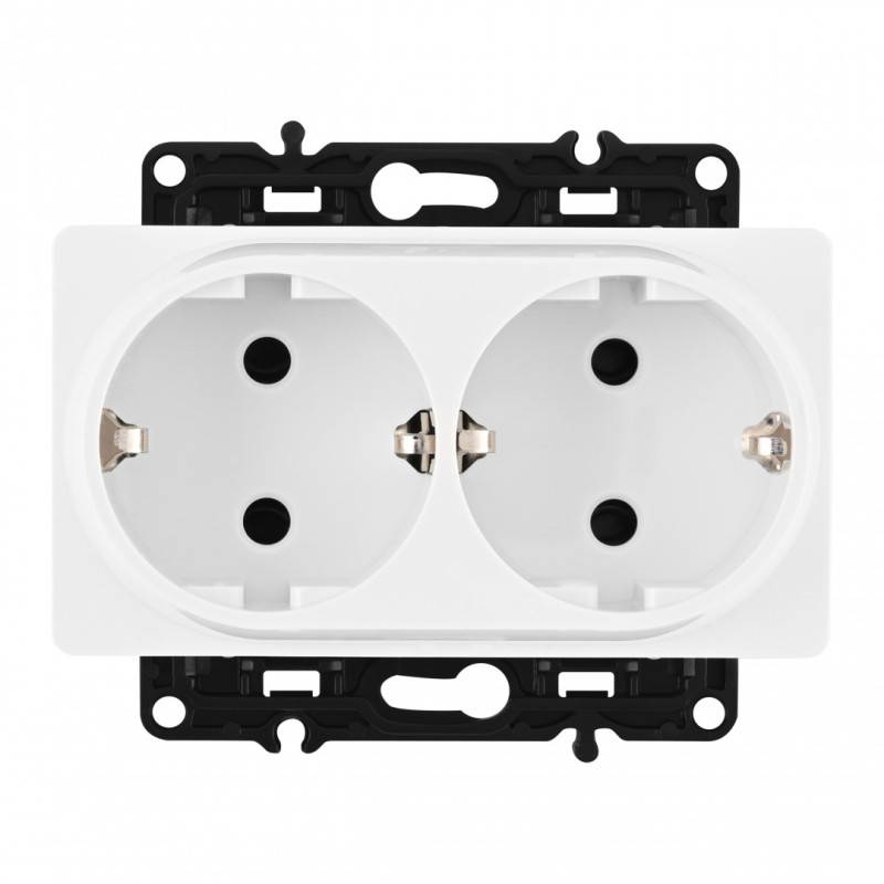 Розетка Arte Milano 217.40-2.white