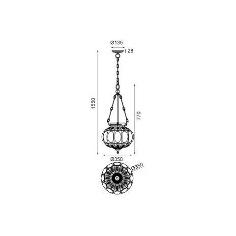 Подвесной светильник Vele Luce VL4266P13