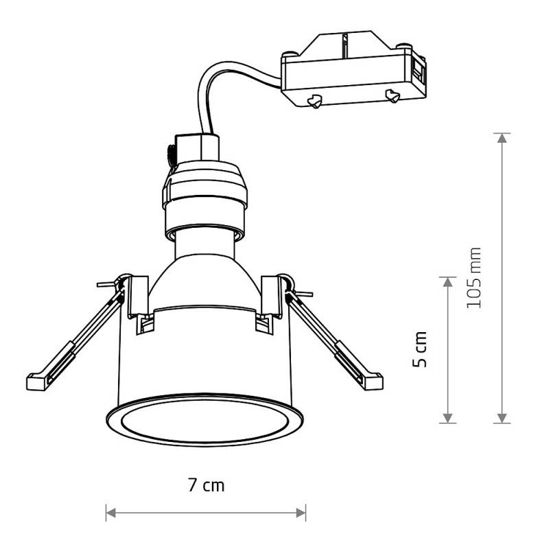 Встраиваемый светильник Nowodvorski 10789