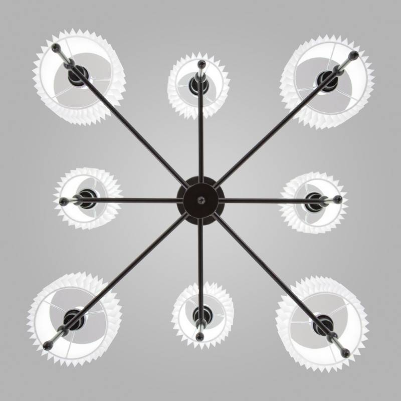 Люстра на штанге Eurosvet 60162/8 черный