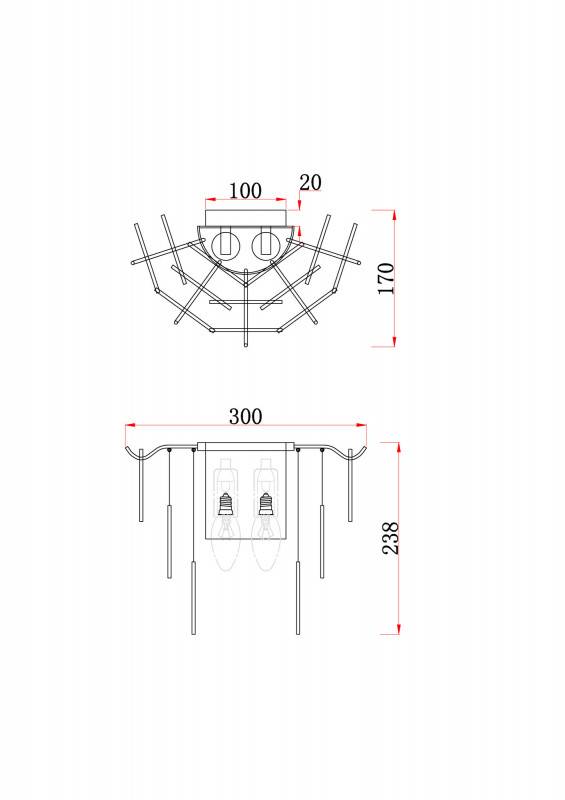 Бра Freya FR5104WL-02N