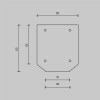 Заглушка Maytoni Technical TRA034MPEC-21S(N)