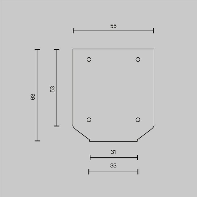 Заглушка Maytoni Technical TRA034MPEC-21S(N)