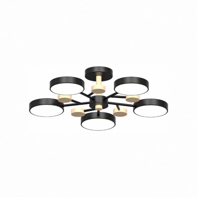 Люстра на штанге LED4U L3204-620 BK