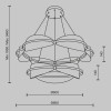 Каскадная люстра Maytoni MOD281PL-L80BS3K