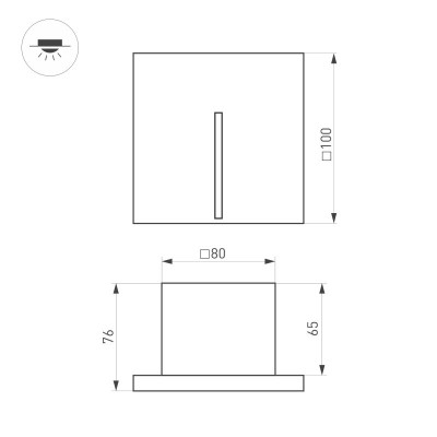 Светильник для ступеней Arlight 050877