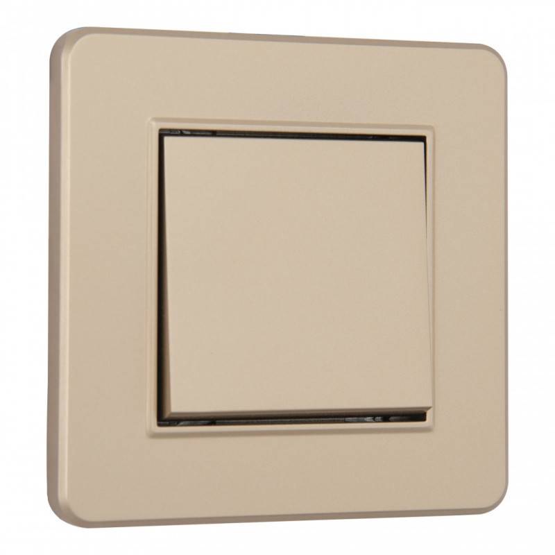 Выключатель Arte Milano SET16-1-30-1 shampan