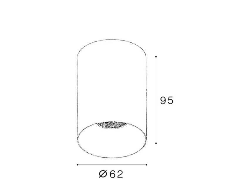 Накладной светильник ITALLINE IT02-027 rose gold 3000K