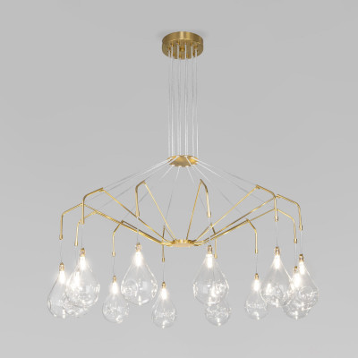 Подвесная люстра Eurosvet 201002/12 латунь Smart