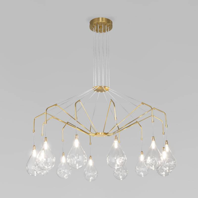 Подвесная люстра Eurosvet 201002/12 латунь Smart