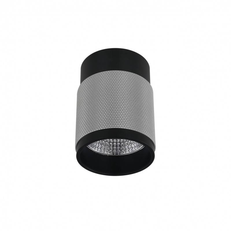 Накладной светильник iLedex 1955-10W-3000K-36 BK+SL