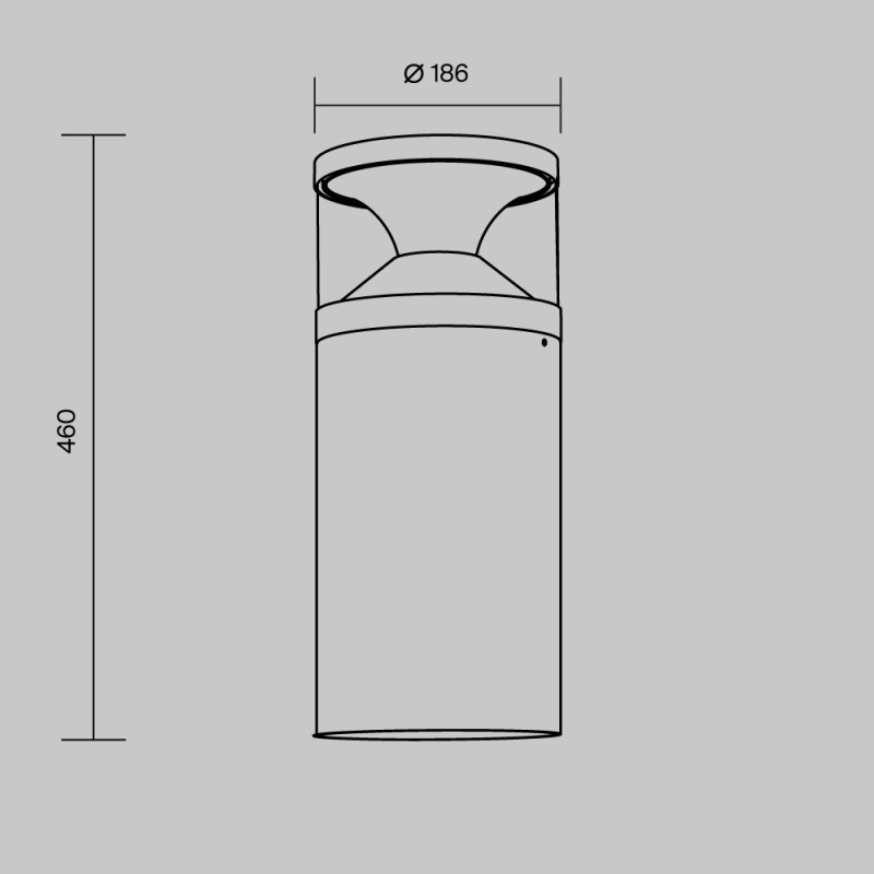 Садово-парковый светильник Maytoni O496FL-L21B3K1