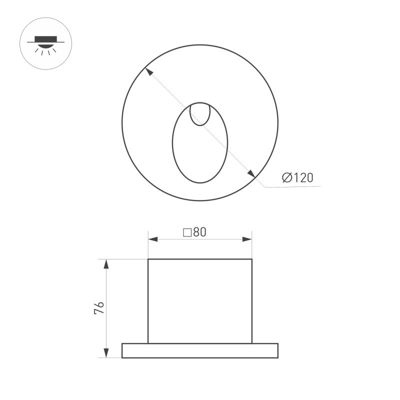 Светильник для ступеней Arlight 050872