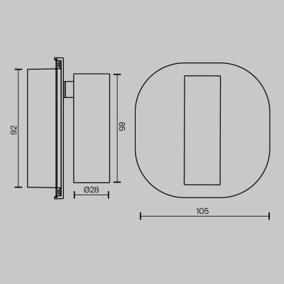 Спот Maytoni Technical C175WL-9W-2.7-4K-B