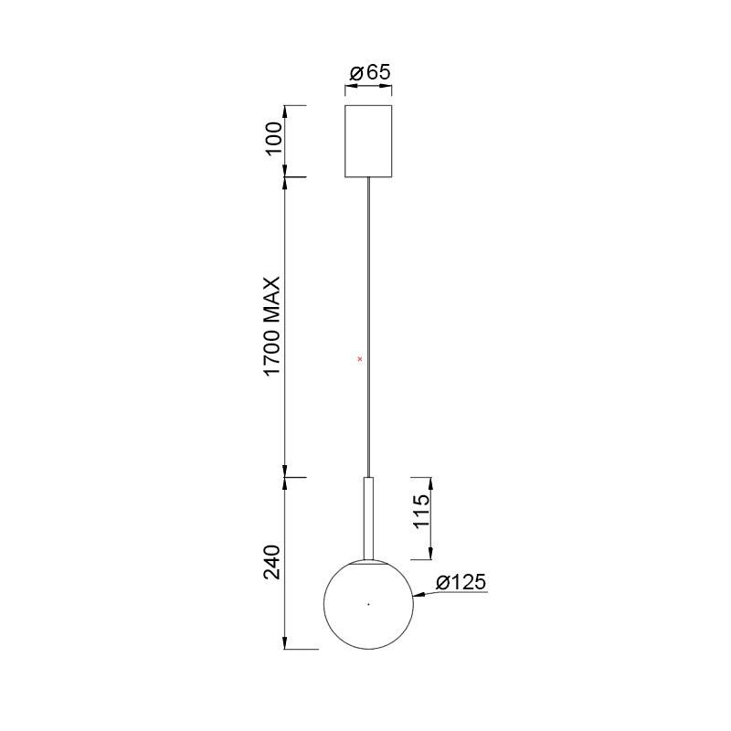 Подвесной светильник Mantra 8887