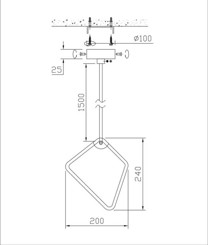 Подвесной светильник Fluorite FL1162-1P2