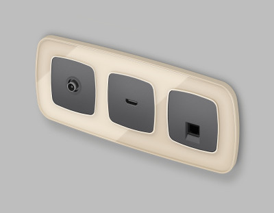 Клавиша/Накладка Ambrella Volt OP6640