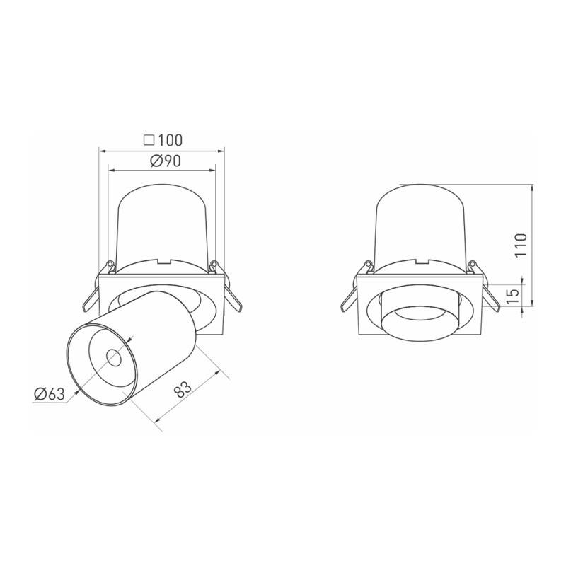 Встраиваемый светильник Arlight 026195