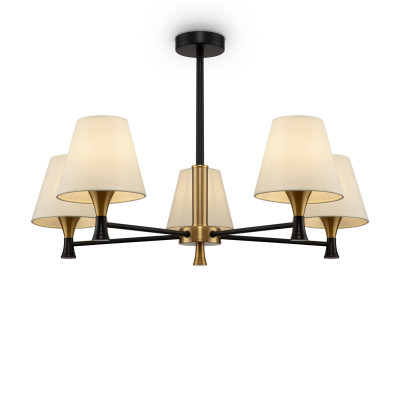 Люстра на штанге Freya FR5098PL-05BBS