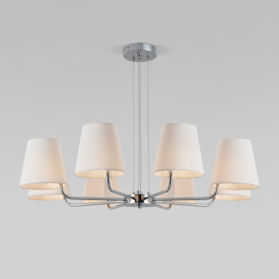 Подвесная люстра Eurosvet 60155/8 хром