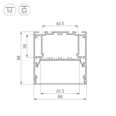 Профиль Arlight 036362