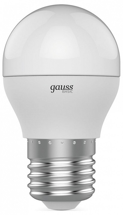 Лампа светодиодная Gauss Basic E27 7.5Вт 3000K 1053218