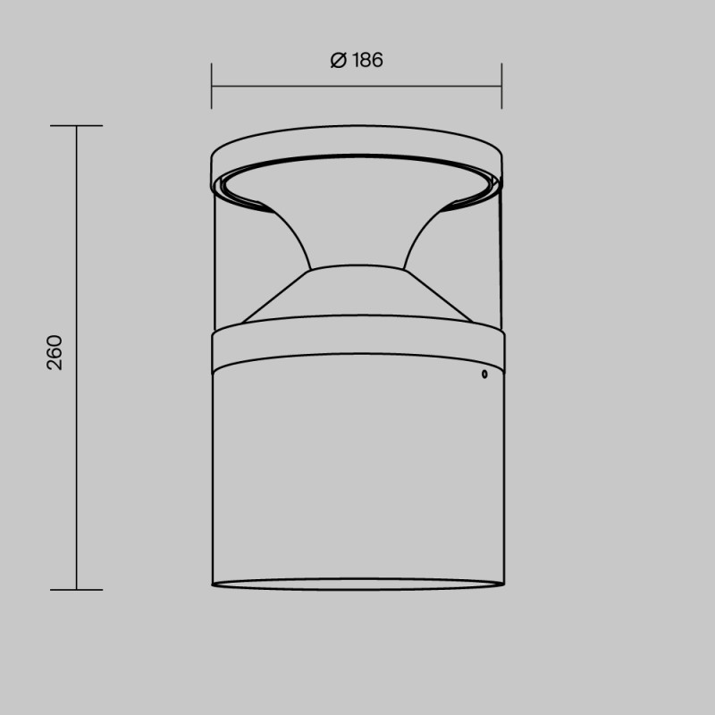 Садово-парковый светильник Maytoni O496FL-L21B3K