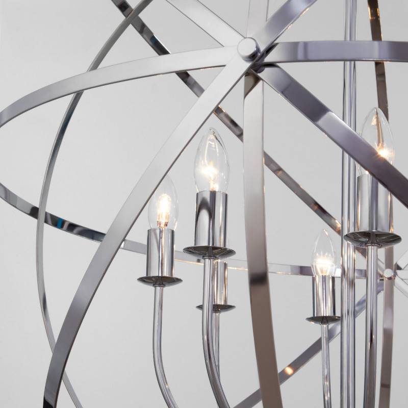 Подвесная люстра Eurosvet 60139/8 хром