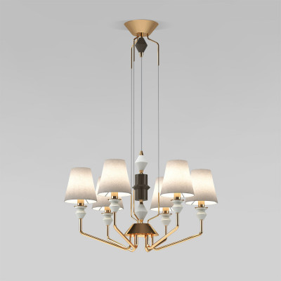 Подвесная люстра Eurosvet 101012/6 латунь Smart