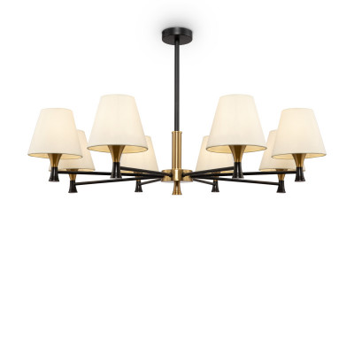 Люстра на штанге Freya FR5098PL-08BBS