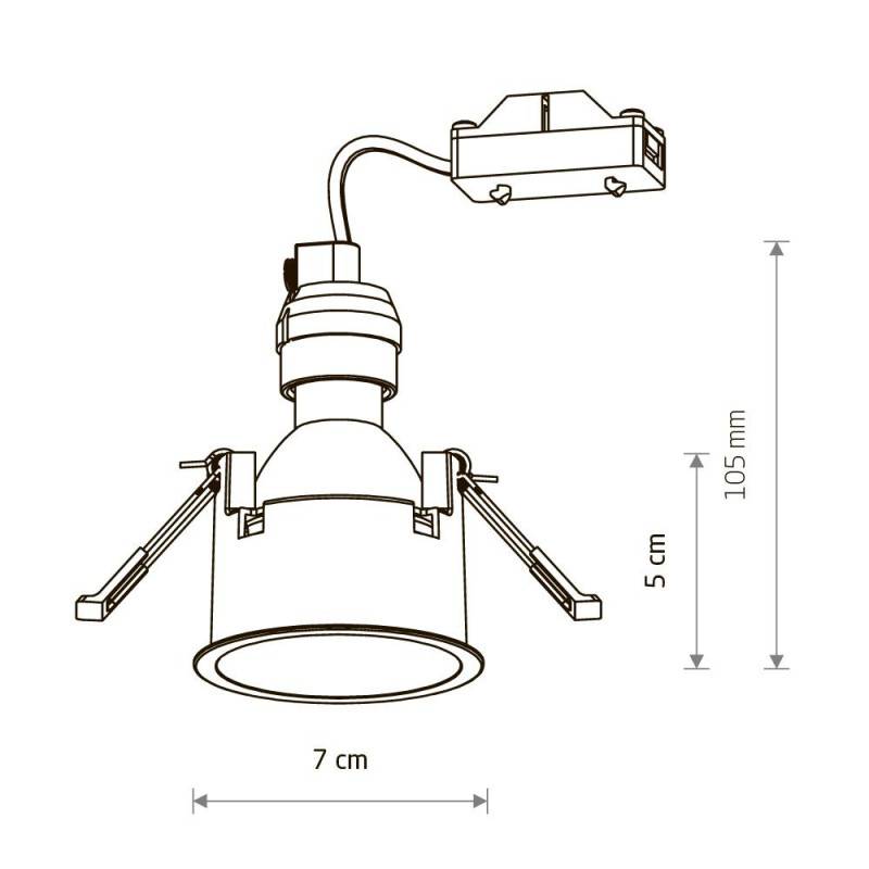 Встраиваемый светильник Nowodvorski 10790