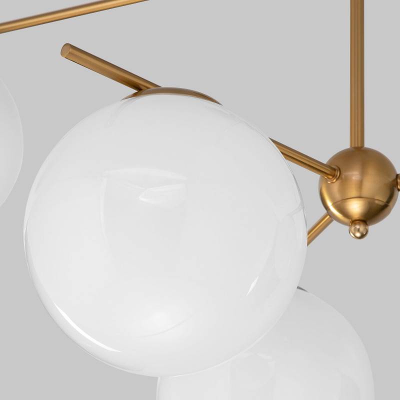 Люстра на штанге Eurosvet 60147/6 латунь