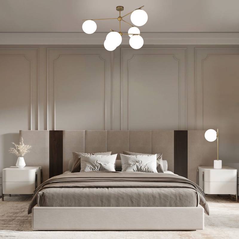 Люстра на штанге Eurosvet 60147/6 латунь