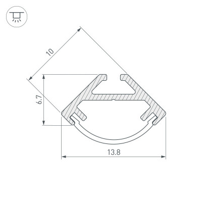 Профиль Arlight 049014