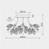 Накладная люстра MODELUX ML.6869.850 GD