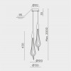Подвесной светильник MODELUX ML.89181.2 BS