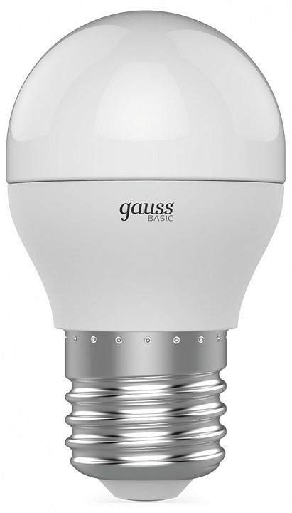 Лампа светодиодная Gauss Basic E27 7.5Вт 4100K 1053228