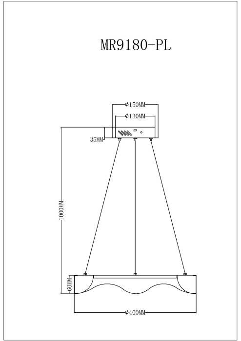 Подвесной светильник MyFar MR9180-PL