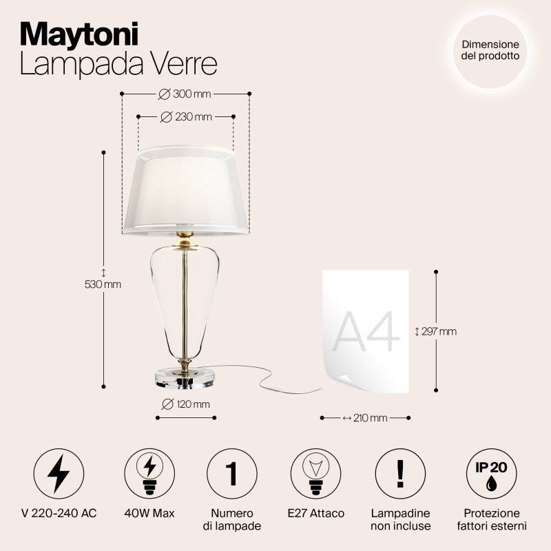 Настольная лампа Maytoni Z005TL-01BS