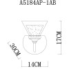Бра ARTE Lamp A5184AP-1AB