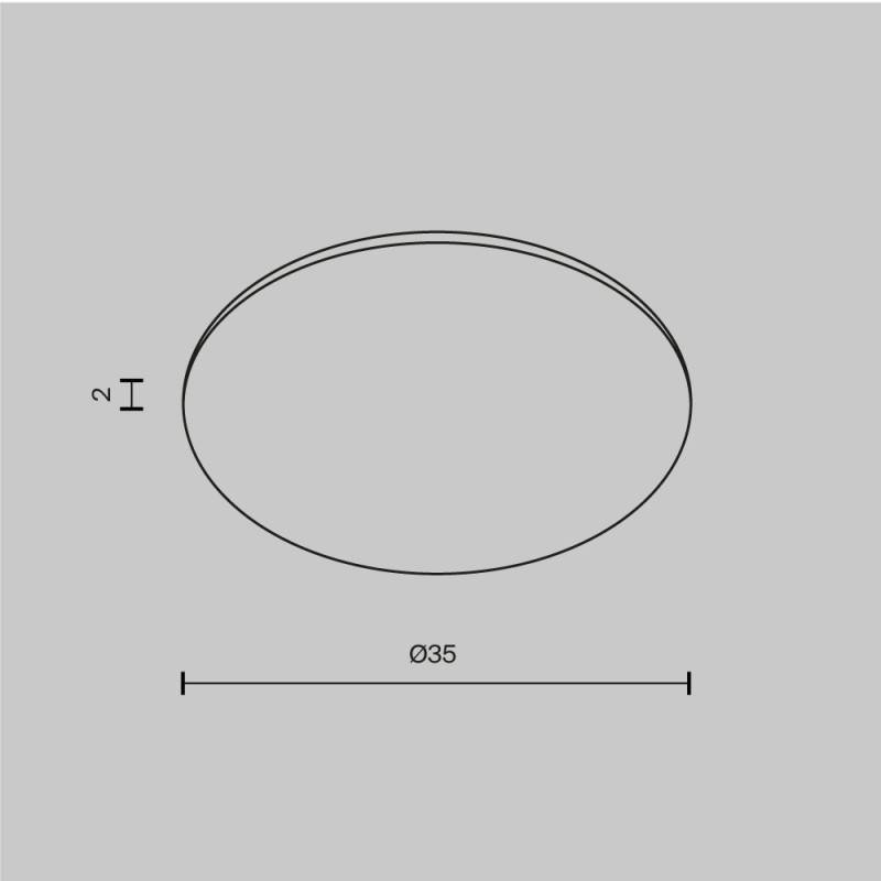 Линза Maytoni Technical Glass001-D35