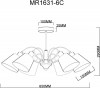 Люстра на штанге MyFar MR1631-6C