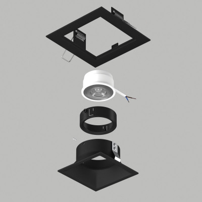 Встраиваемый светильник Lightstar D51707BMOD