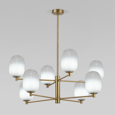 Люстра на штанге Eurosvet 60161/8 латунь