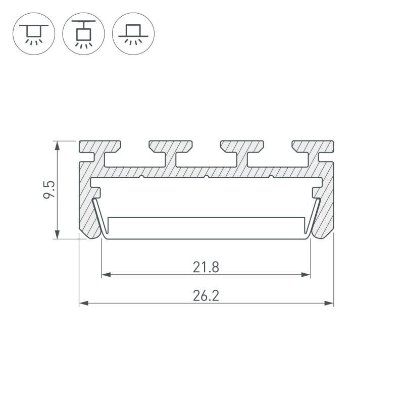 Профиль Arlight 016397