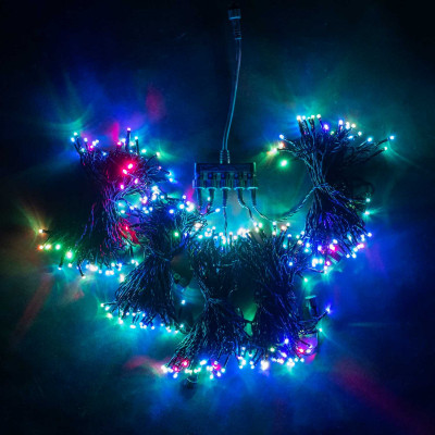 Светодиодная гирлянда Laitcom KFT300-10-1RGBBK