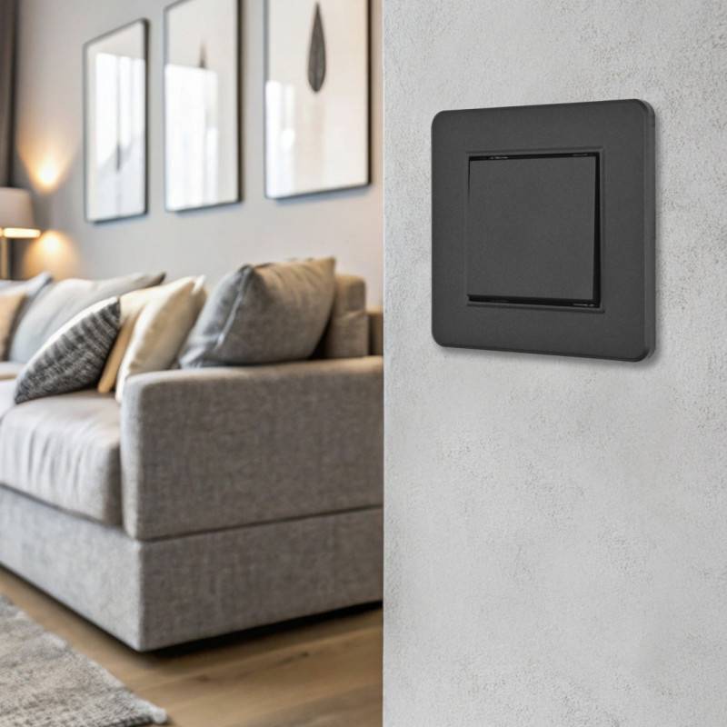 Выключатель Arte Milano SET16-1-30-1 black