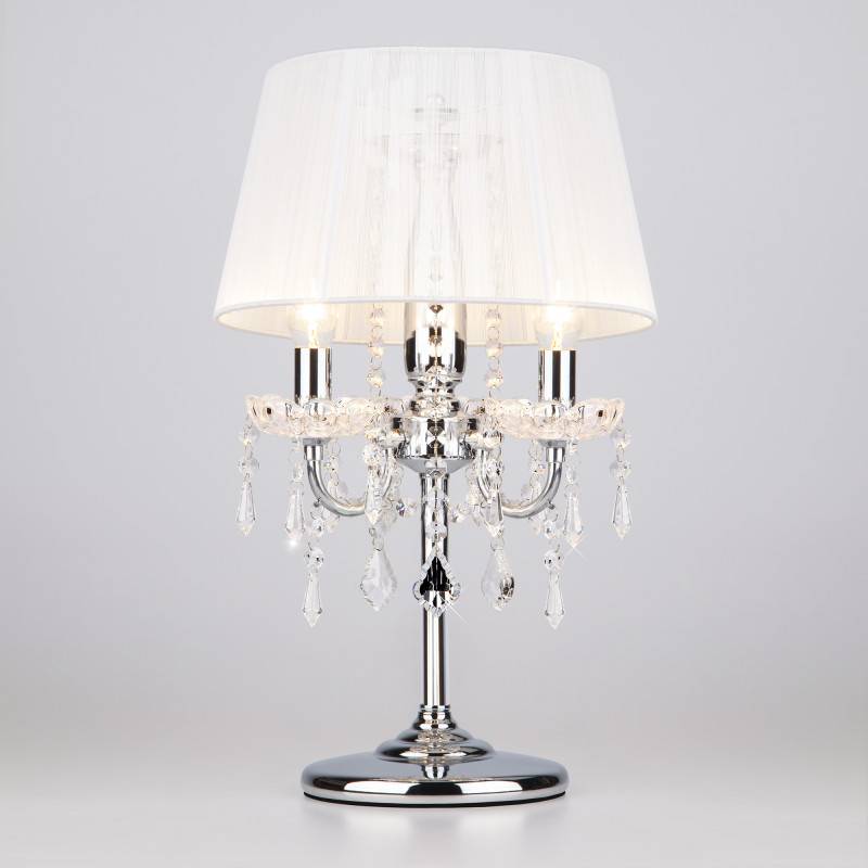 Настольная лампа Eurosvet 2045/3T хром/белый настольная лампа